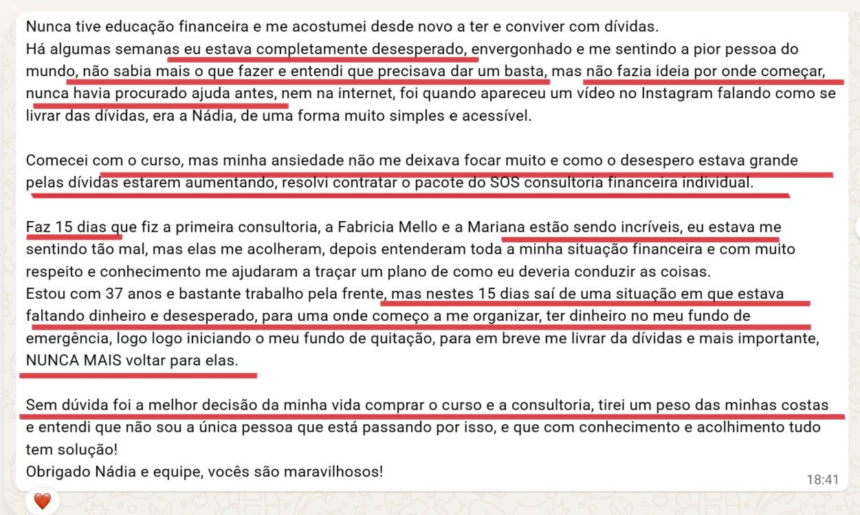 Foi a melhor decisao da minha vida comprar o curso e a consultoria